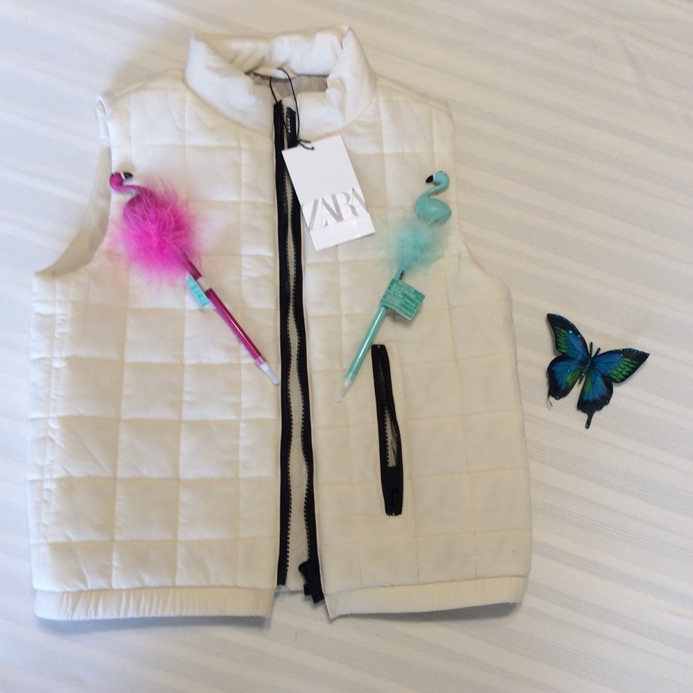 Zara girls vest size 8-9 toddler
